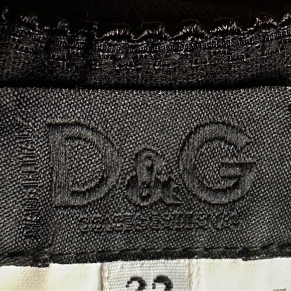 DOLCE & GABBANA | Black Scoop Neck Short Sleeve Knee-Length Dress IT 42/US 10 - Picture 15 of 16